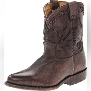 Frye Women's Wyatt Overlay Short Boot Dark Brown